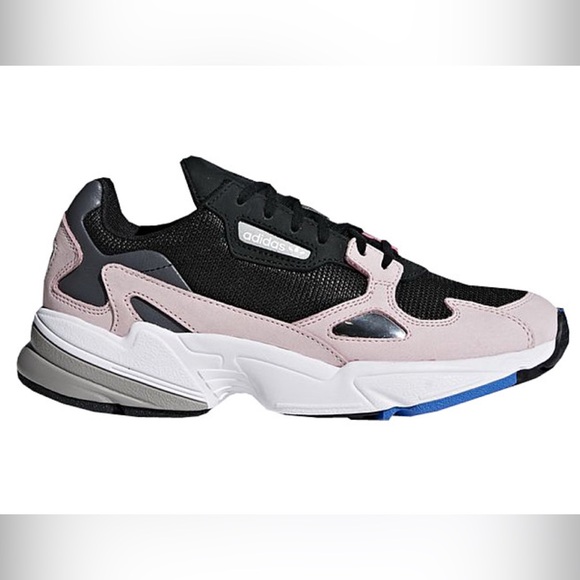 adidas Falcon Core Black Light Pink - Picture 1 of 9